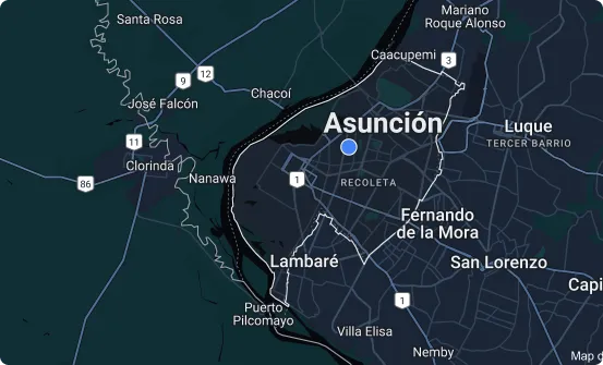 Map of Asuncion